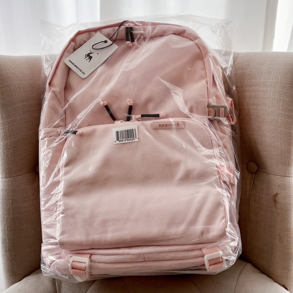Brevite Jumper Camera Backpack - Blush Pink